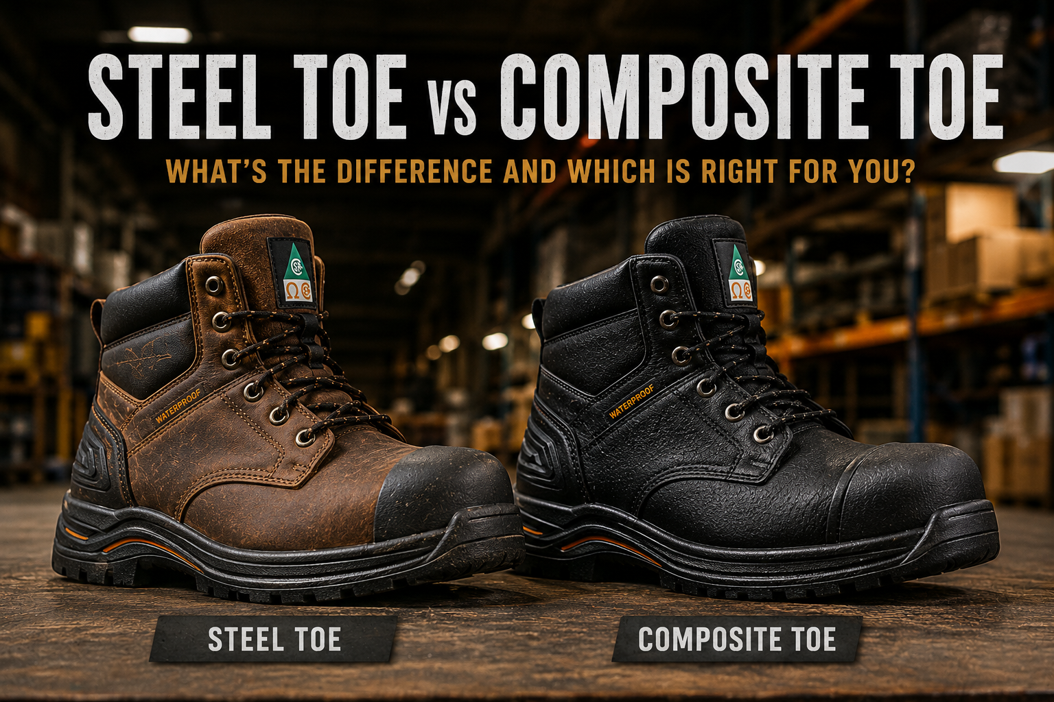 Steel Toe vs Composite Toe Work Boots: Which Is Better in Canada? (2026)
