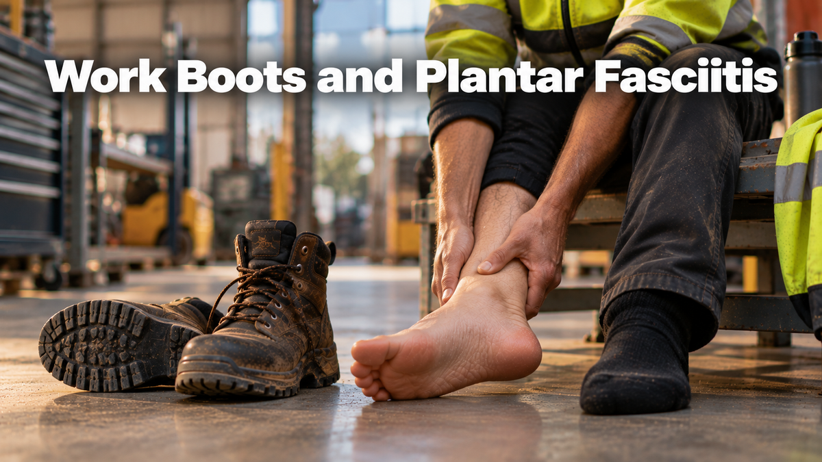 Work Boots and Plantar Fasciitis: What Actually Helps Heel Pain (2026)