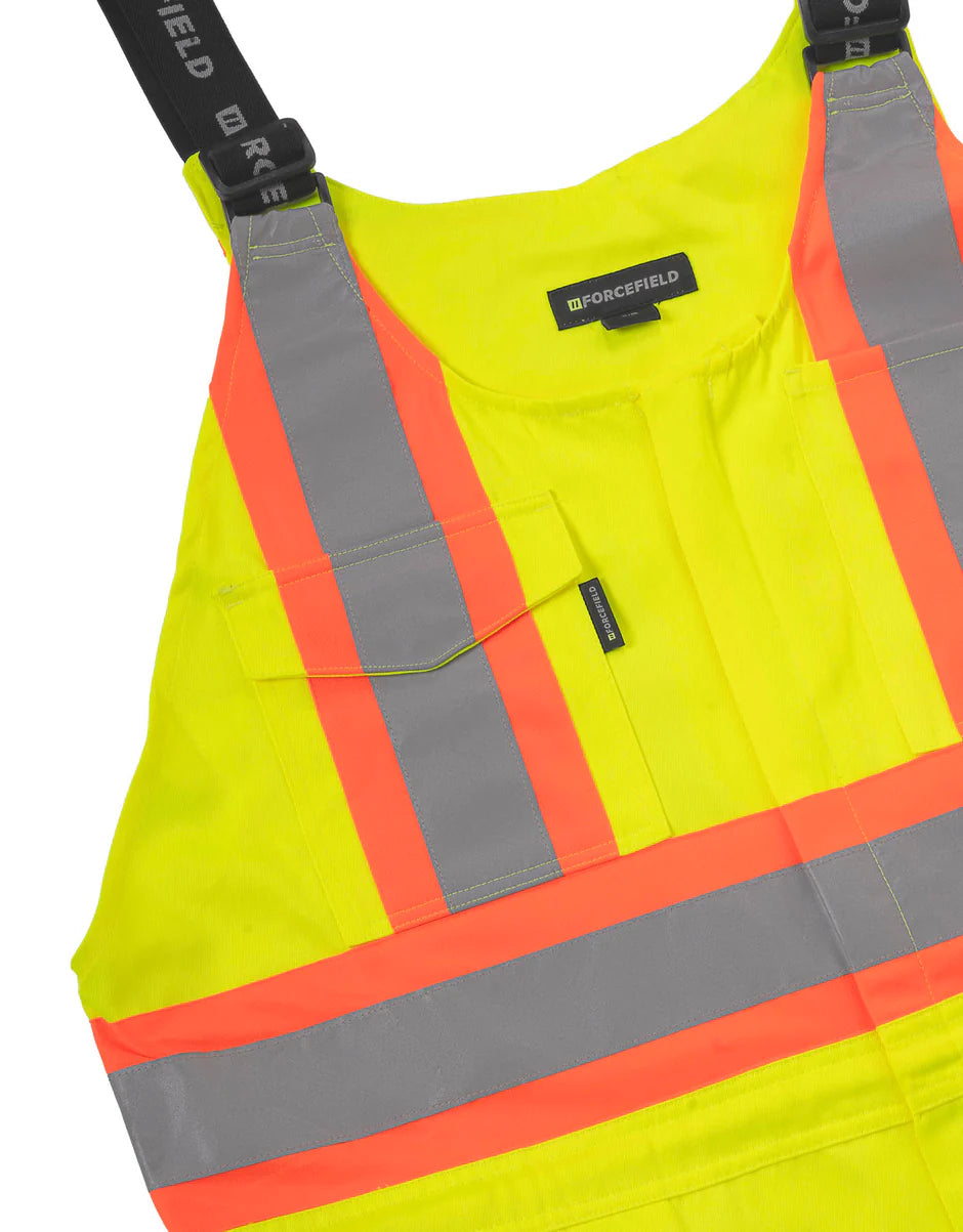 Forcefield Hi Vis Lime Unlined Safety Overall