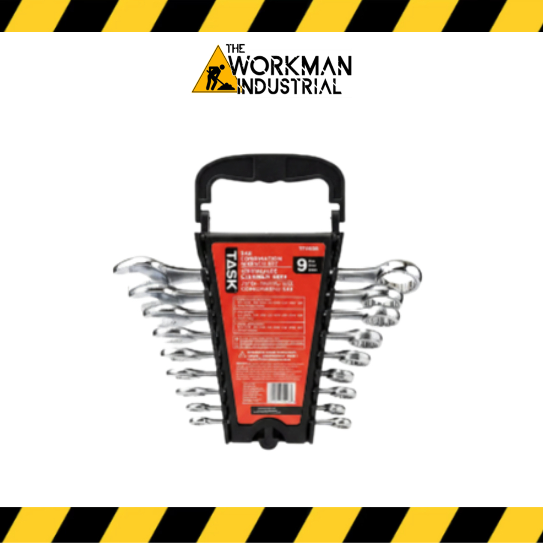 Task Tools 9-Piece Combination Wrench Set