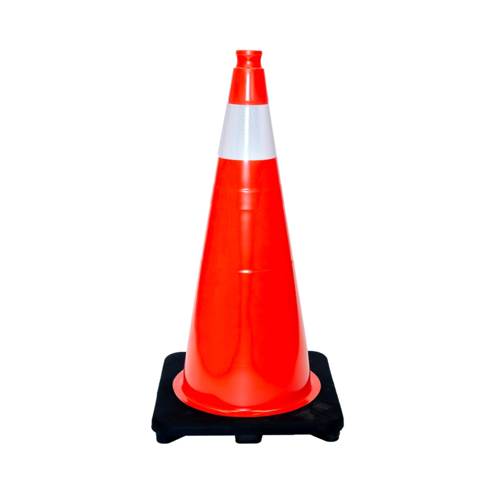 Traffic Cone, Orange, 28″, 4″ Collar