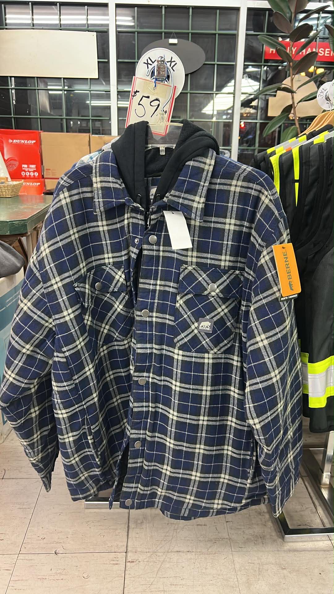 BERNE SHERPA LINE HOODIE XL