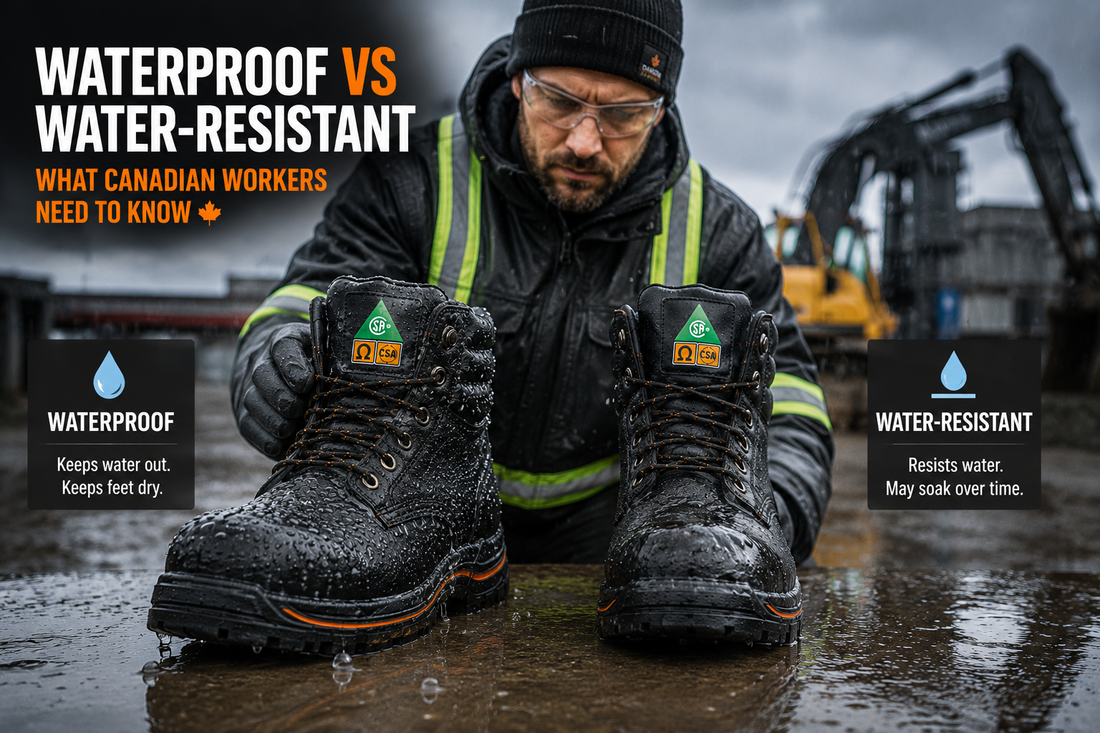 Waterproof vs Water Resistant Work Boots: What's the Difference? (2026 Guide)