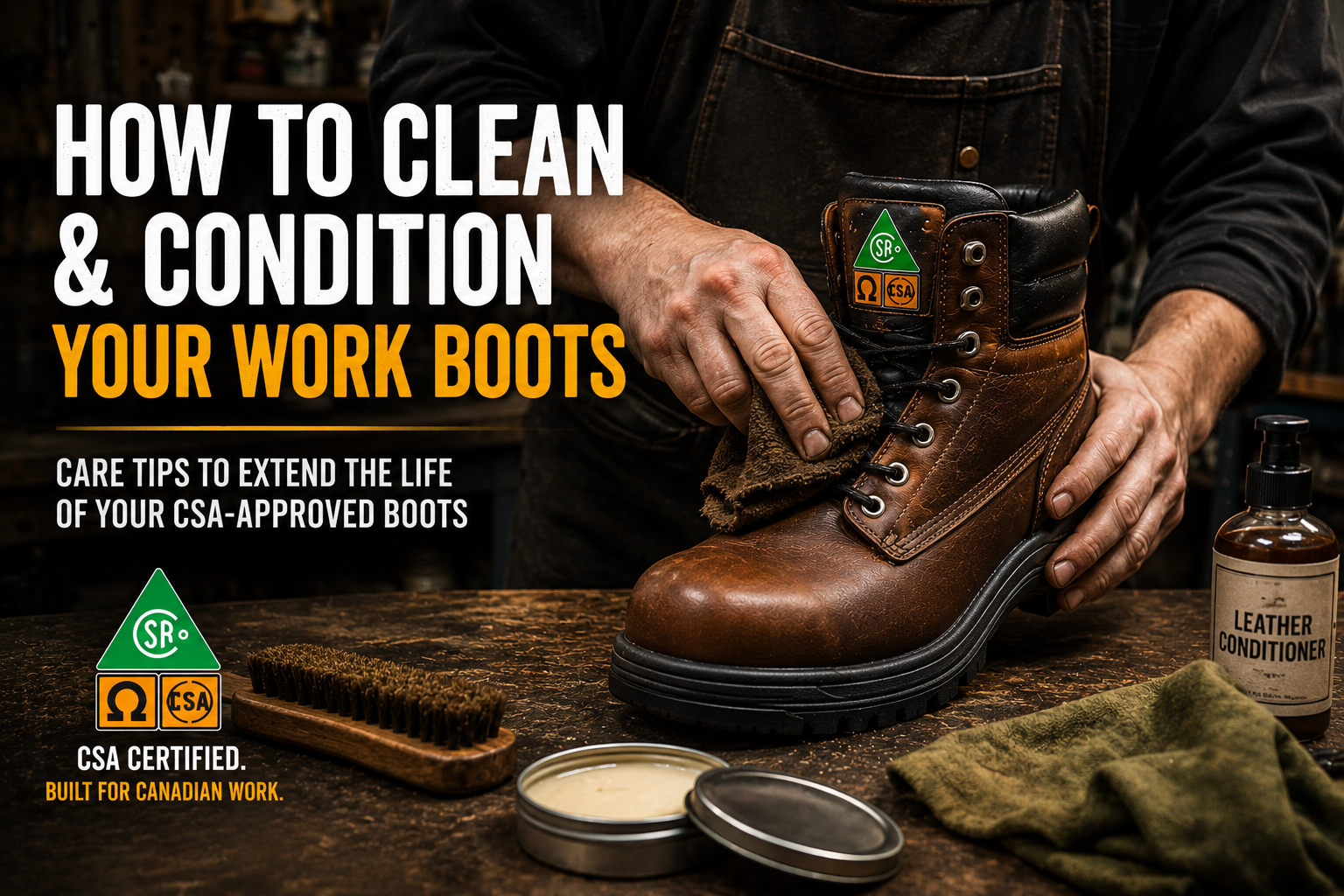 How to Maintain Leather Work Boots: Make Your Work Boots Last Longer (2026 Guide)