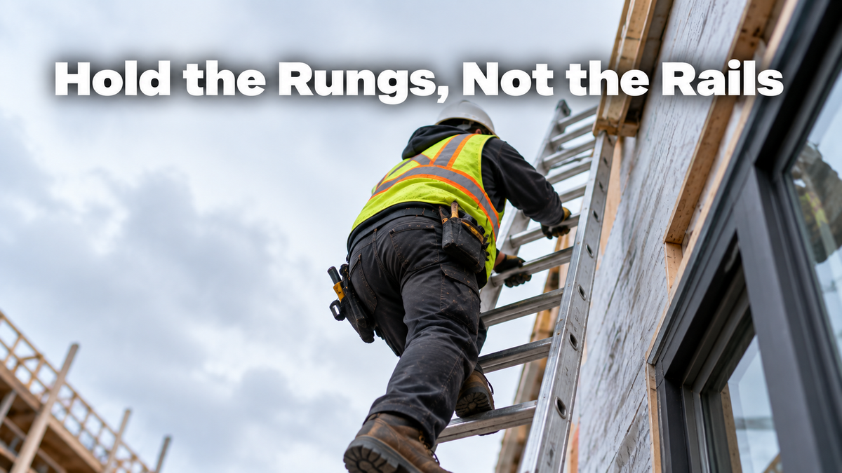 Ladder Safety in Canada: Hold the Rungs, Not the Rails (2026)