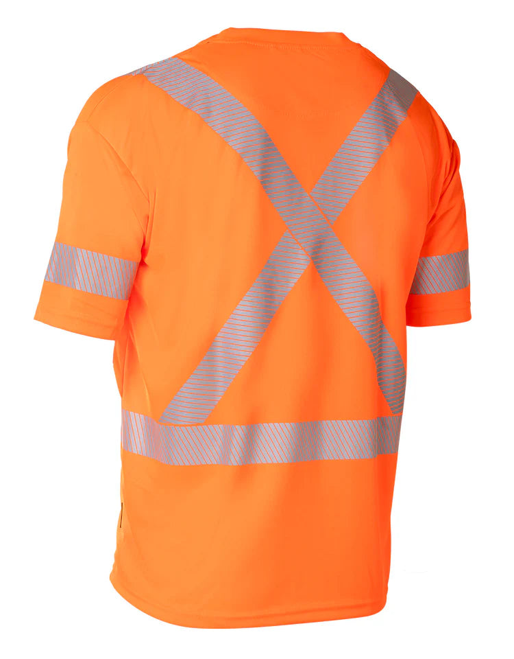 Hi Vis Crew Neck Short Sleeve Ultrasoft Technical Tee