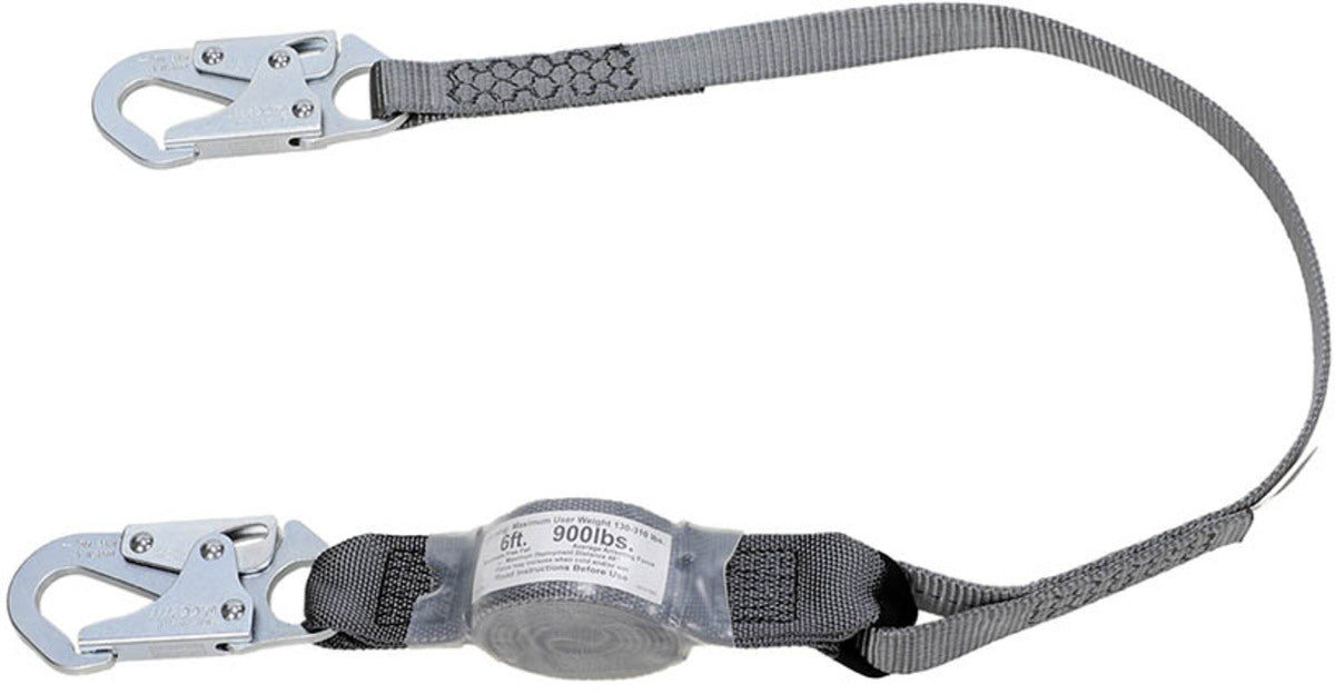 MSA SHOCK ABSORBING LANYARD - 4FT
