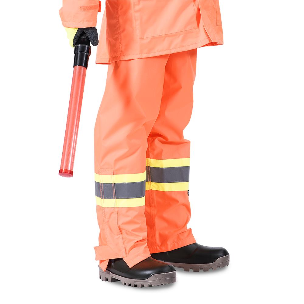 Pioneer Hi-Vis 150D Lightweight Waterproof Safety Bib Pants - Hi-Vis