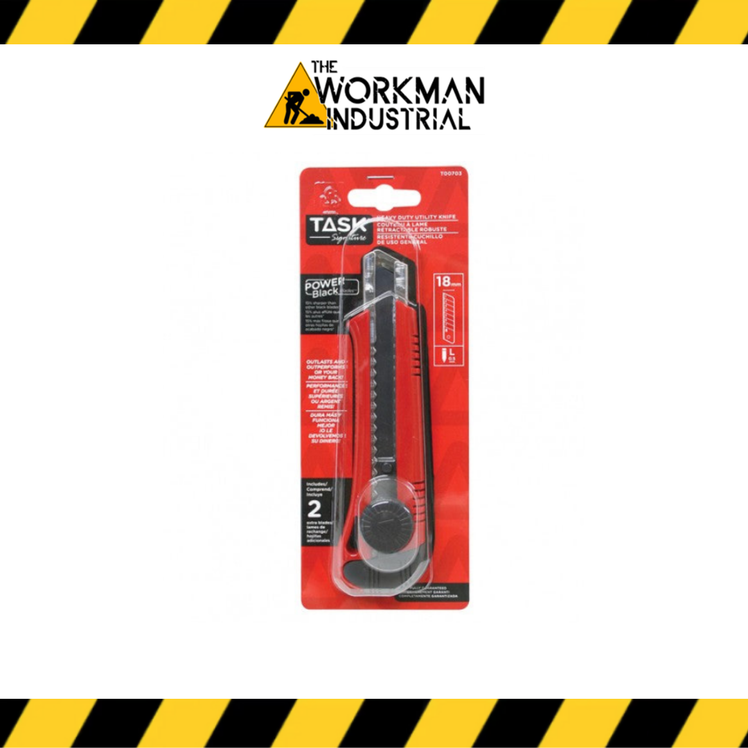 TASK 18 mm Ratchet Lock Knife - 1/pack