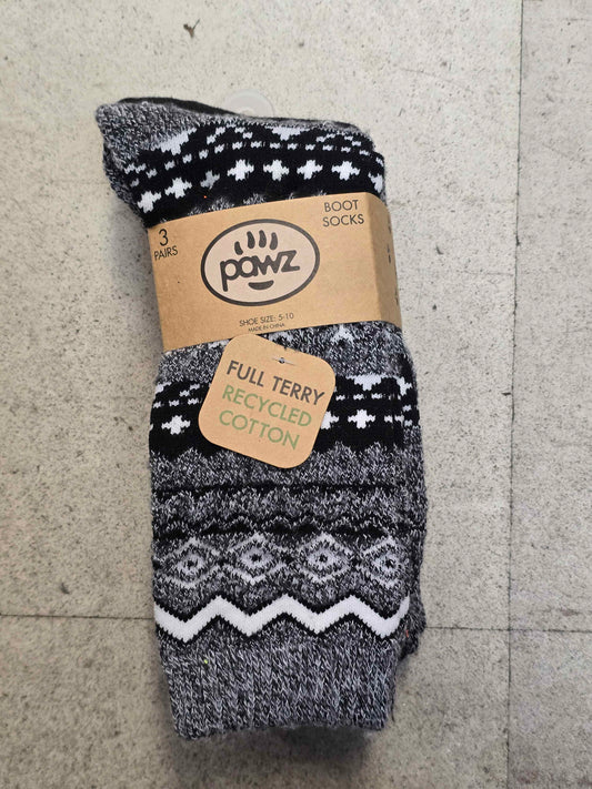 Paws Boot Socks 3 pairs
