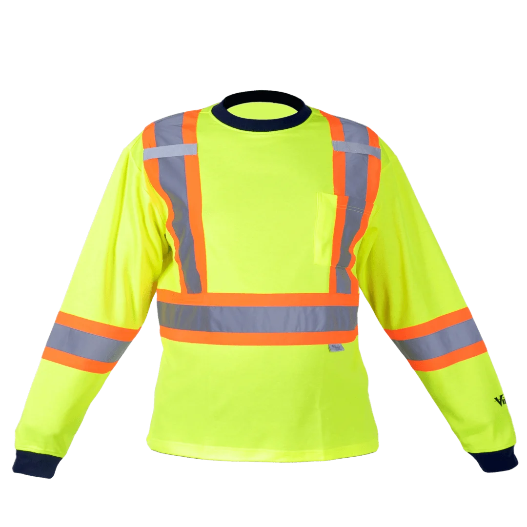 Viking Cotton Lined Safety Long Sleeve Shirt