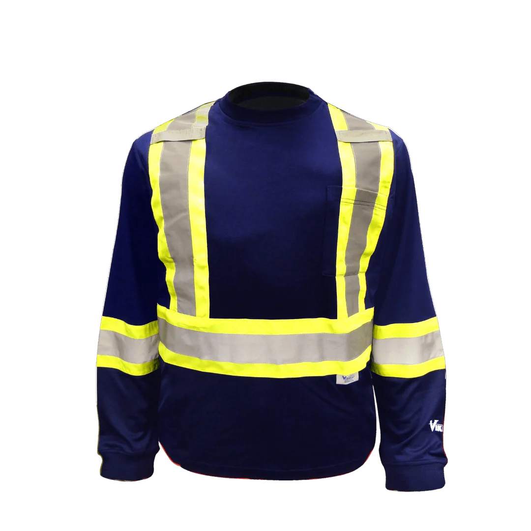 Viking Cotton Lined Safety Long Sleeve Shirt