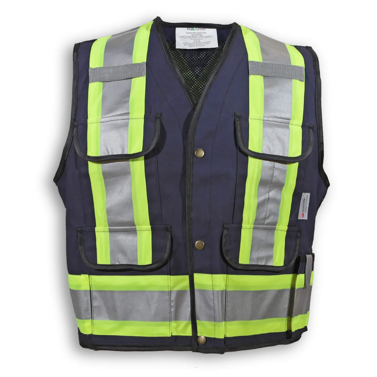 Big K Poly/Cotton Mesh Supervisor Safety Vest