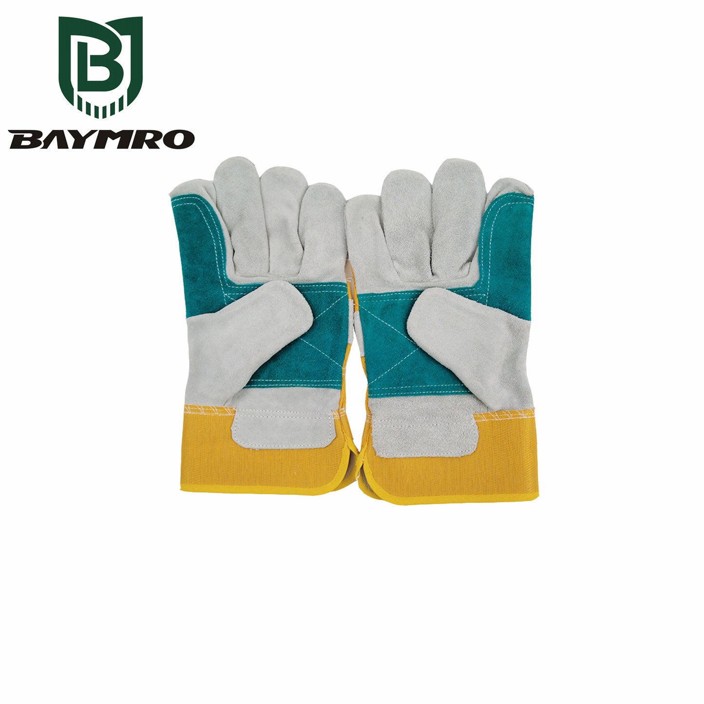 Heavy Duty Double-Palm Leather Gloves