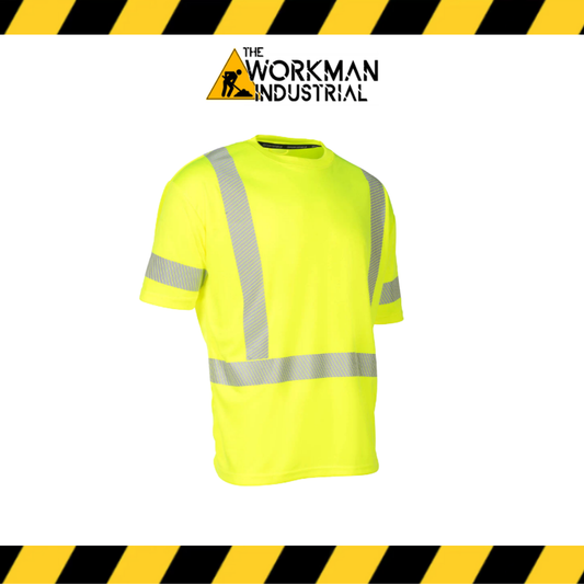 Hi Vis Crew Neck Short Sleeve Ultrasoft Technical Tee