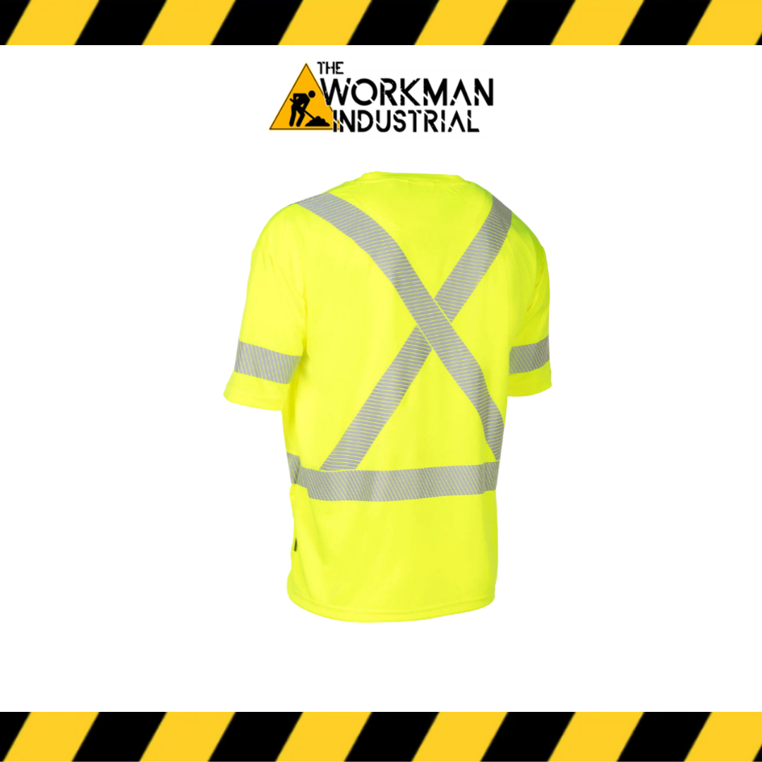 Hi Vis Crew Neck Short Sleeve Ultrasoft Technical Tee