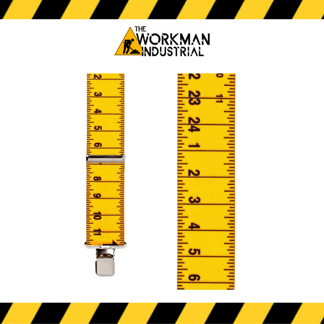 SuspenderStore 2-Inch Elastic Tape Measure Suspenders