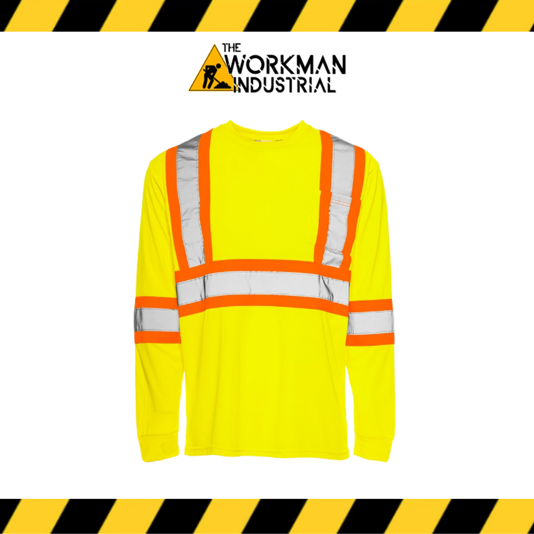 Ground Force Hi-Vis Long Sleeve Polyester T-Shirt