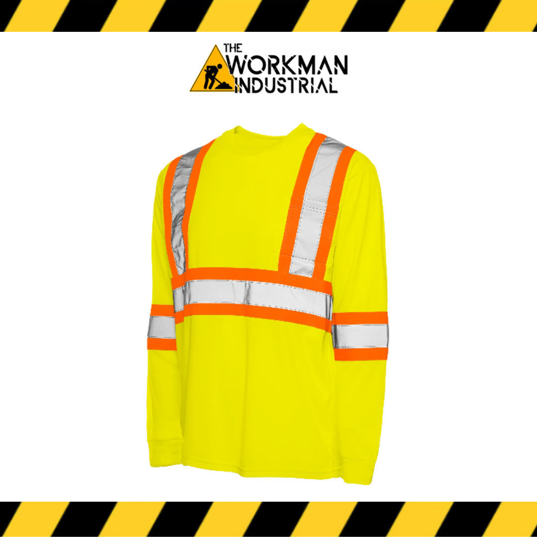 Ground Force Hi-Vis Long Sleeve Polyester T-Shirt