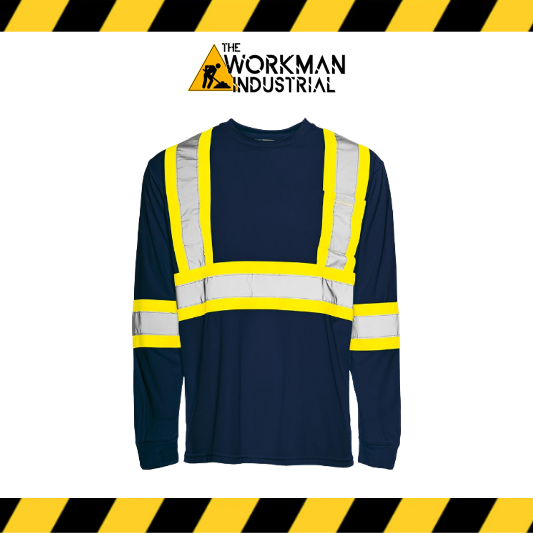Ground Force Hi-Vis Long Sleeve Polyester T-Shirt