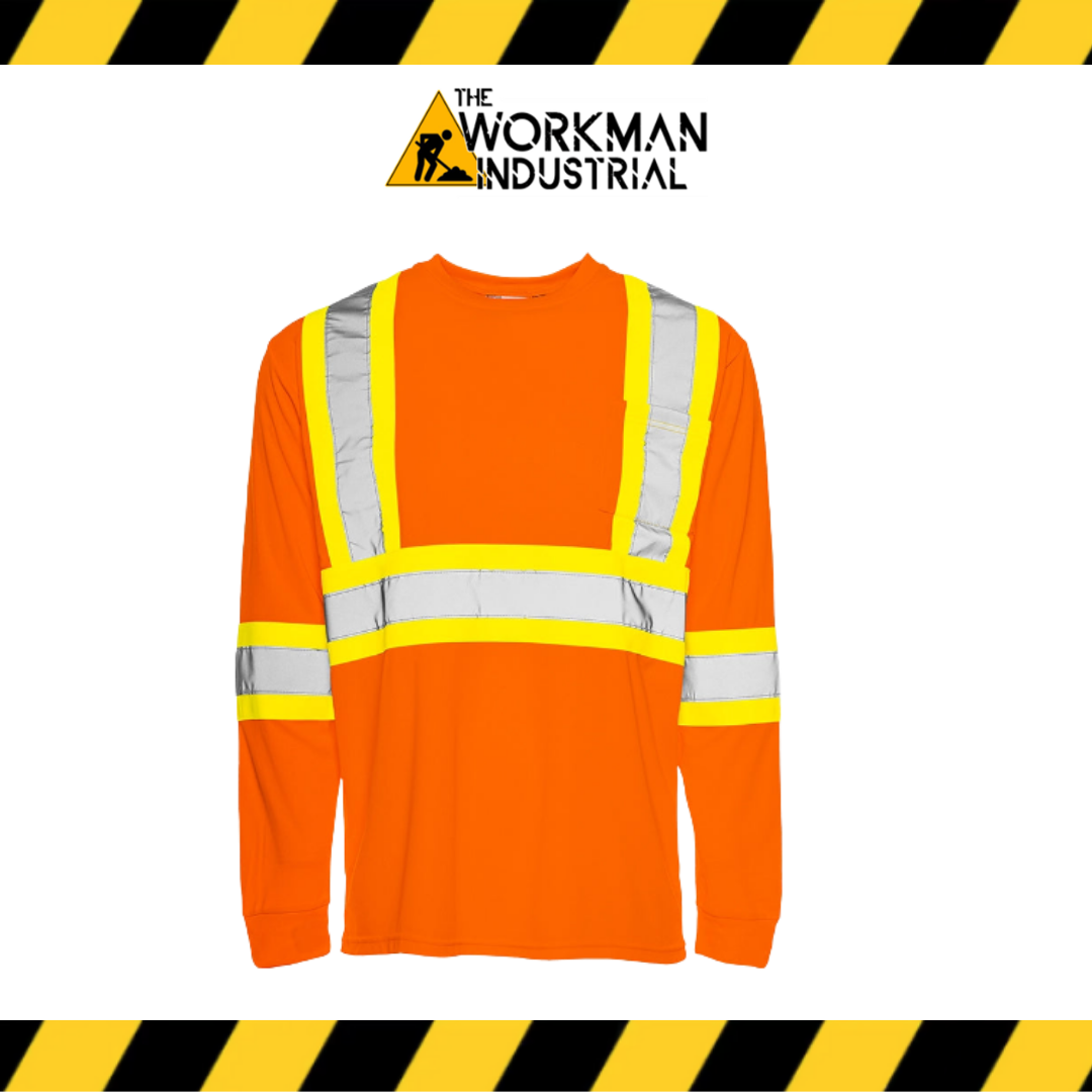 Ground Force Hi-Vis Long Sleeve Polyester T-Shirt