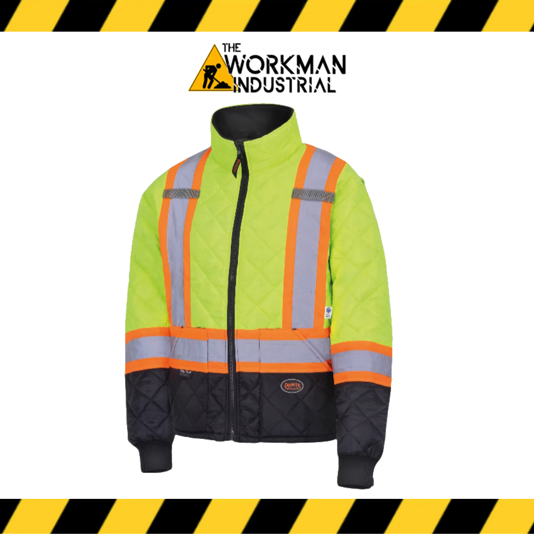 Pioneer Hi-Vis Quilted Freezer Jacket