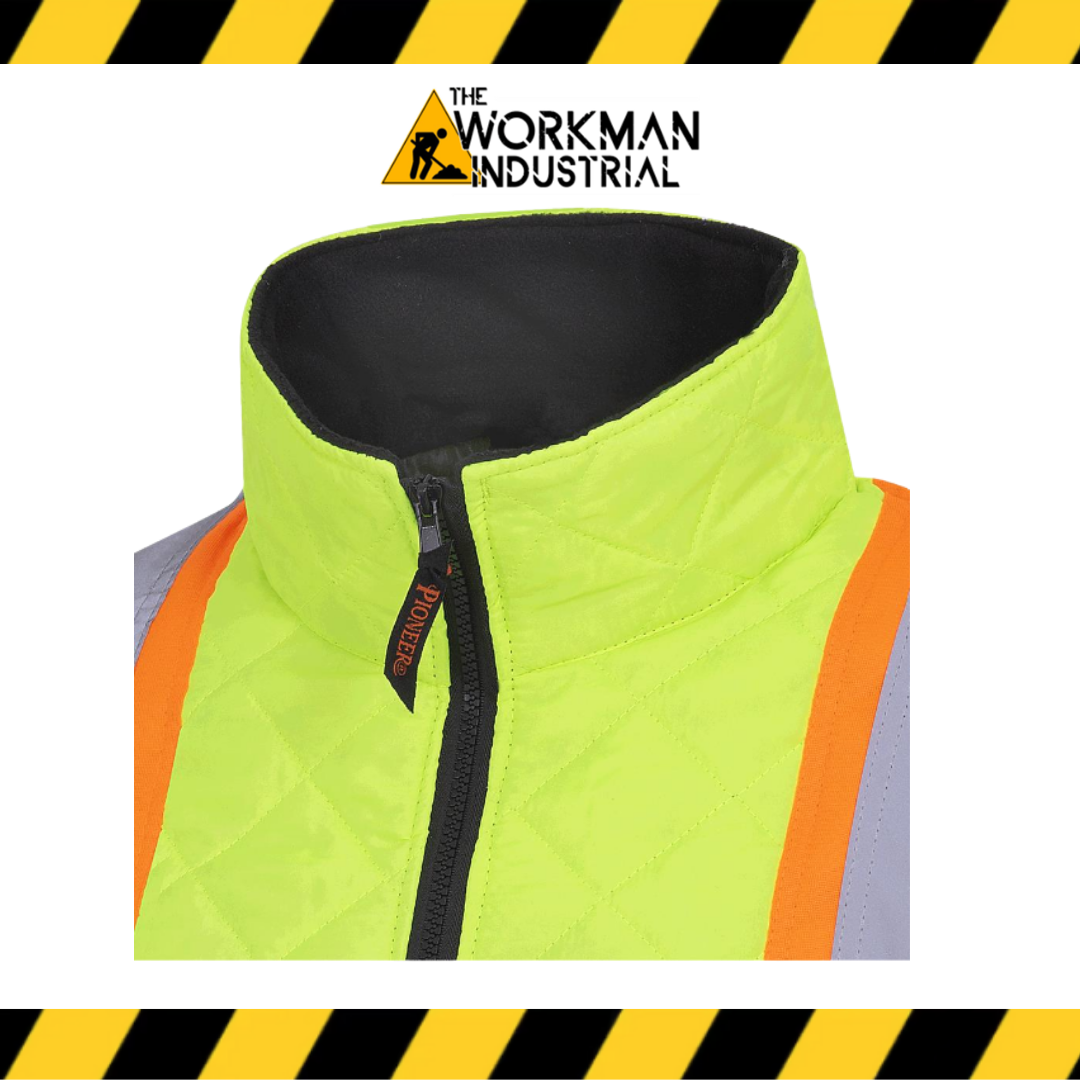 Pioneer Hi-Vis Quilted Freezer Jacket