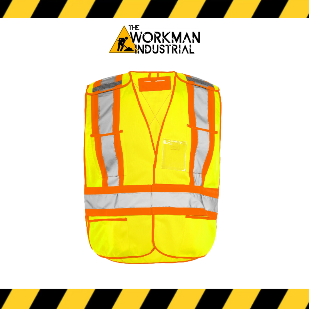 Ground Force Universal 5-Point Tearaway Traffic Vest