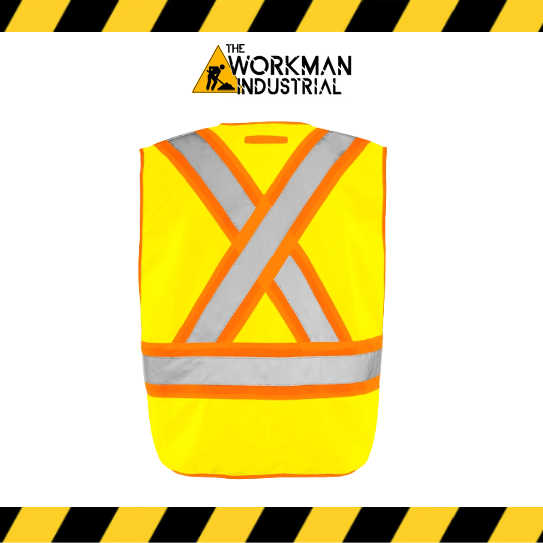 Ground Force Universal 5-Point Tearaway Traffic Vest