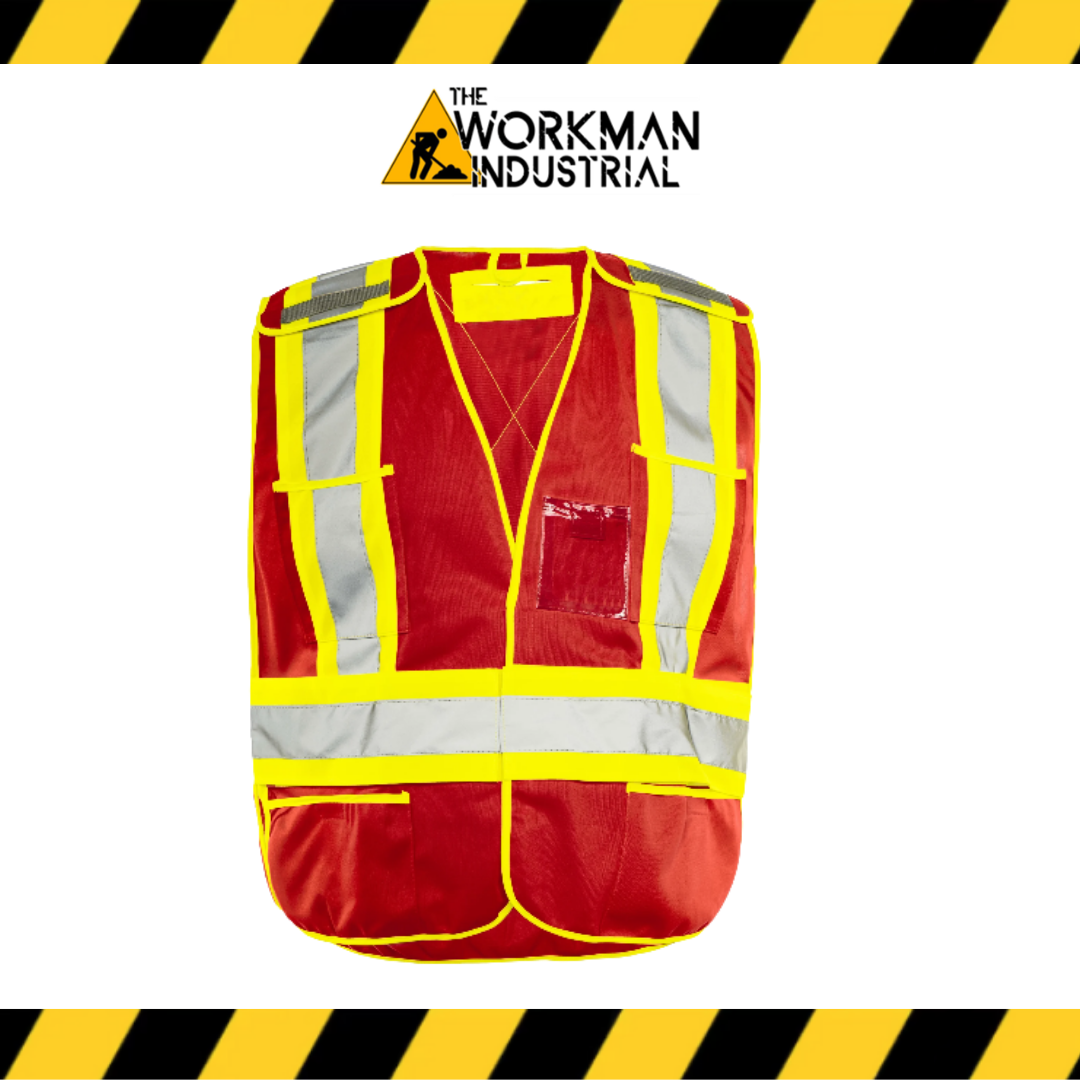Ground Force Universal 5-Point Tearaway Traffic Vest