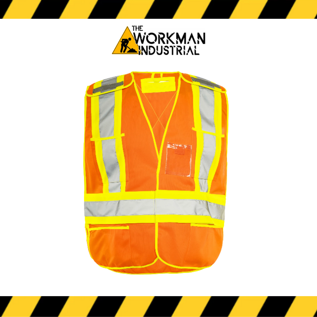 Ground Force Universal 5-Point Tearaway Traffic Vest