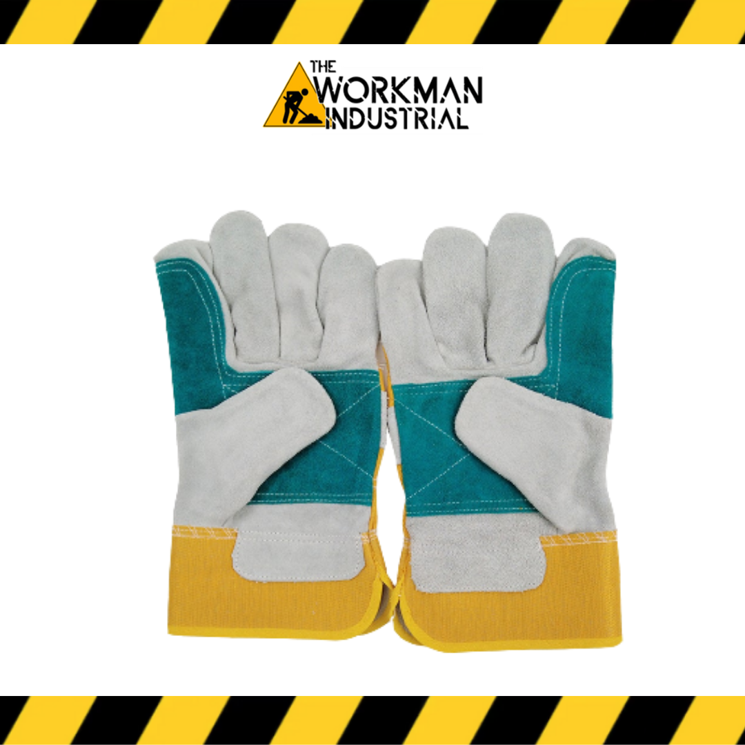 Heavy Duty Double-Palm Leather Gloves