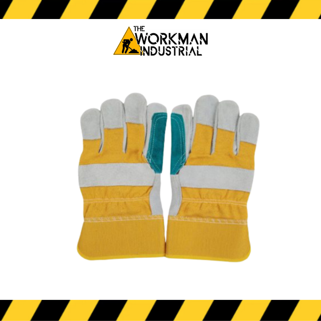Heavy Duty Double-Palm Leather Gloves