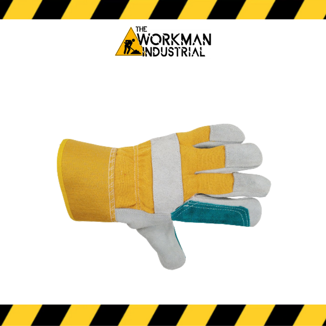 Heavy Duty Double-Palm Leather Gloves