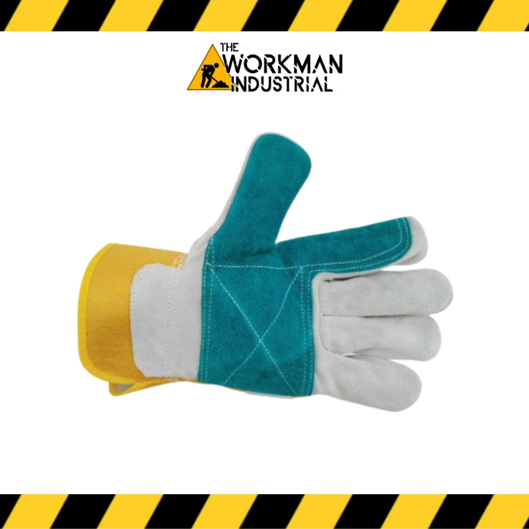 Heavy Duty Double-Palm Leather Gloves