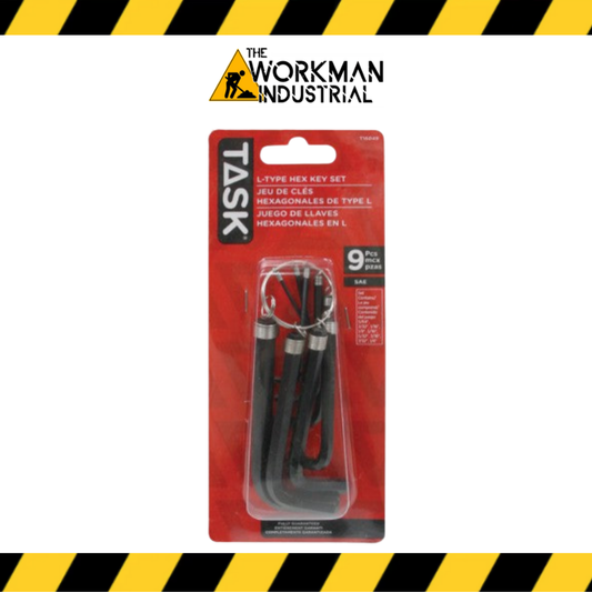 Task Tools 9-Piece SAE L-Type Hex Key Set