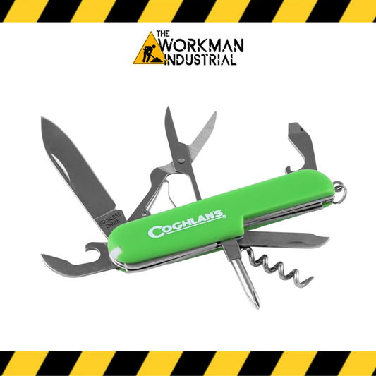 Coghlan's Multi-Function Camp Knife, 7 Functions, Army Camping Swiss Style