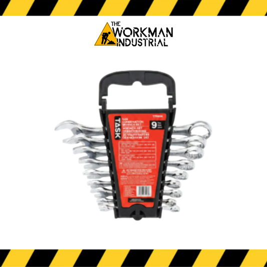 Task Tools 9-Piece Combination Wrench Set