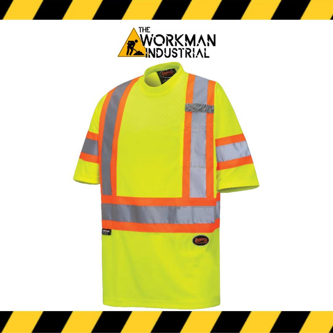 Pioneer Birds eye Safety tape T-shirt