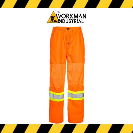 Ground Force Hi-Vis Half Mesh Traffic Pants