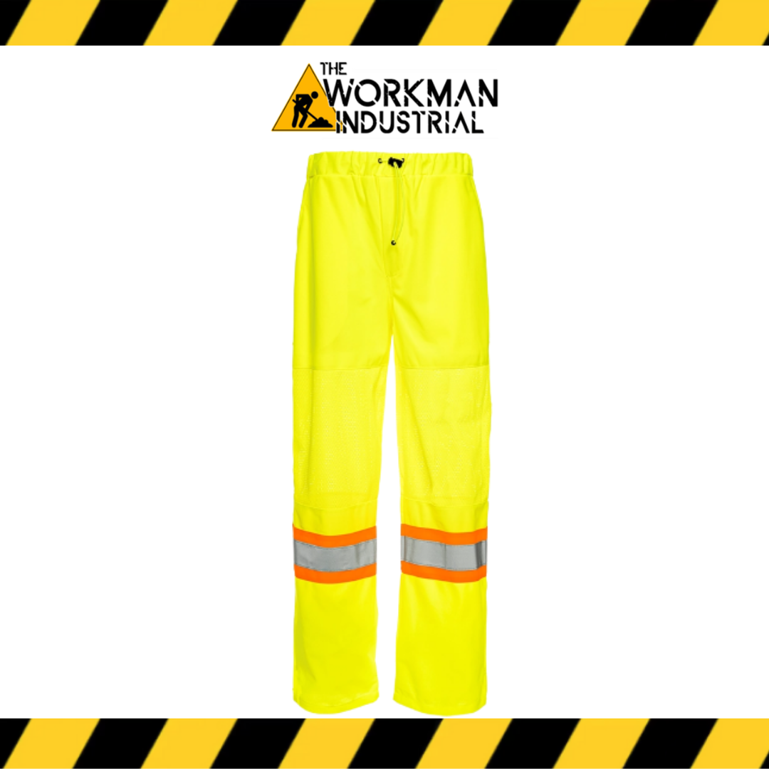 Ground Force Hi-Vis Half Mesh Traffic Pants