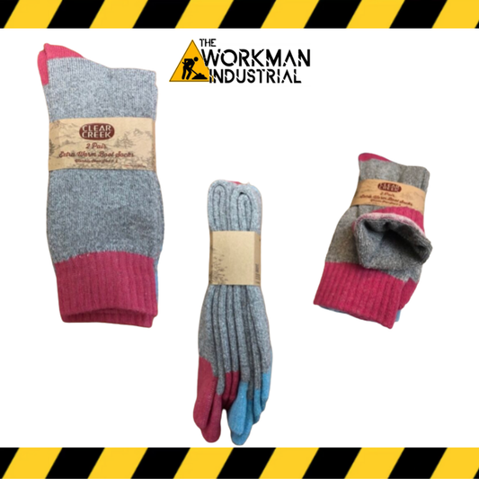 Ladies “Clear Creek” 2-Pack Wool Blend Socks