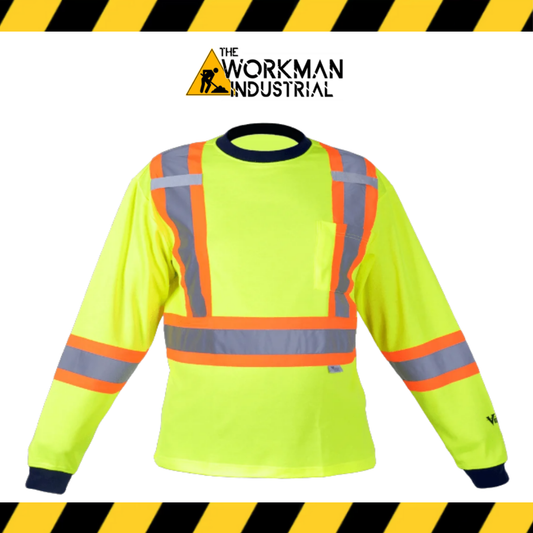 Viking Cotton Lined Safety Long Sleeve Shirt