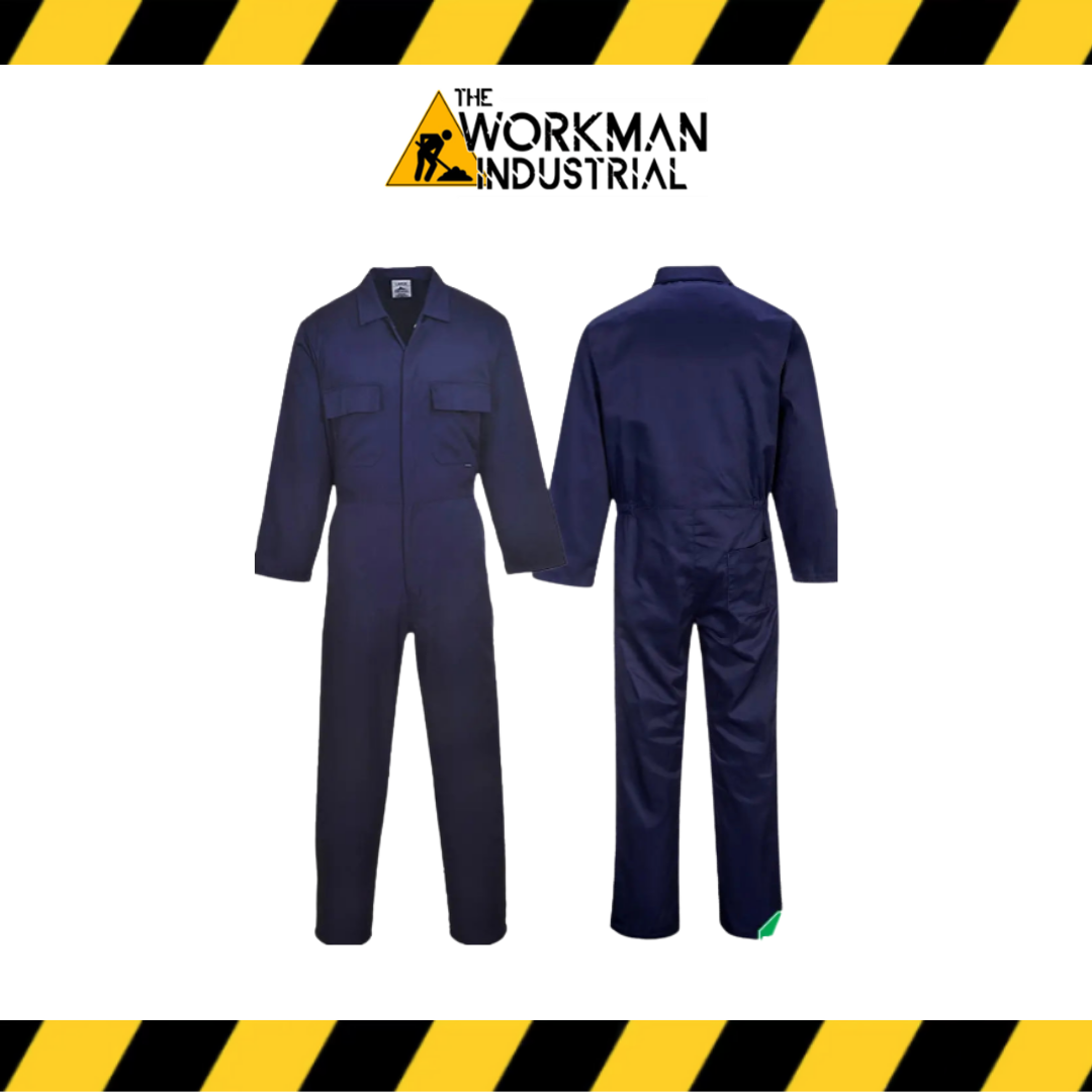 Portwest Euro Work 7oz Poly/Cotton Coverall (Non-FR)