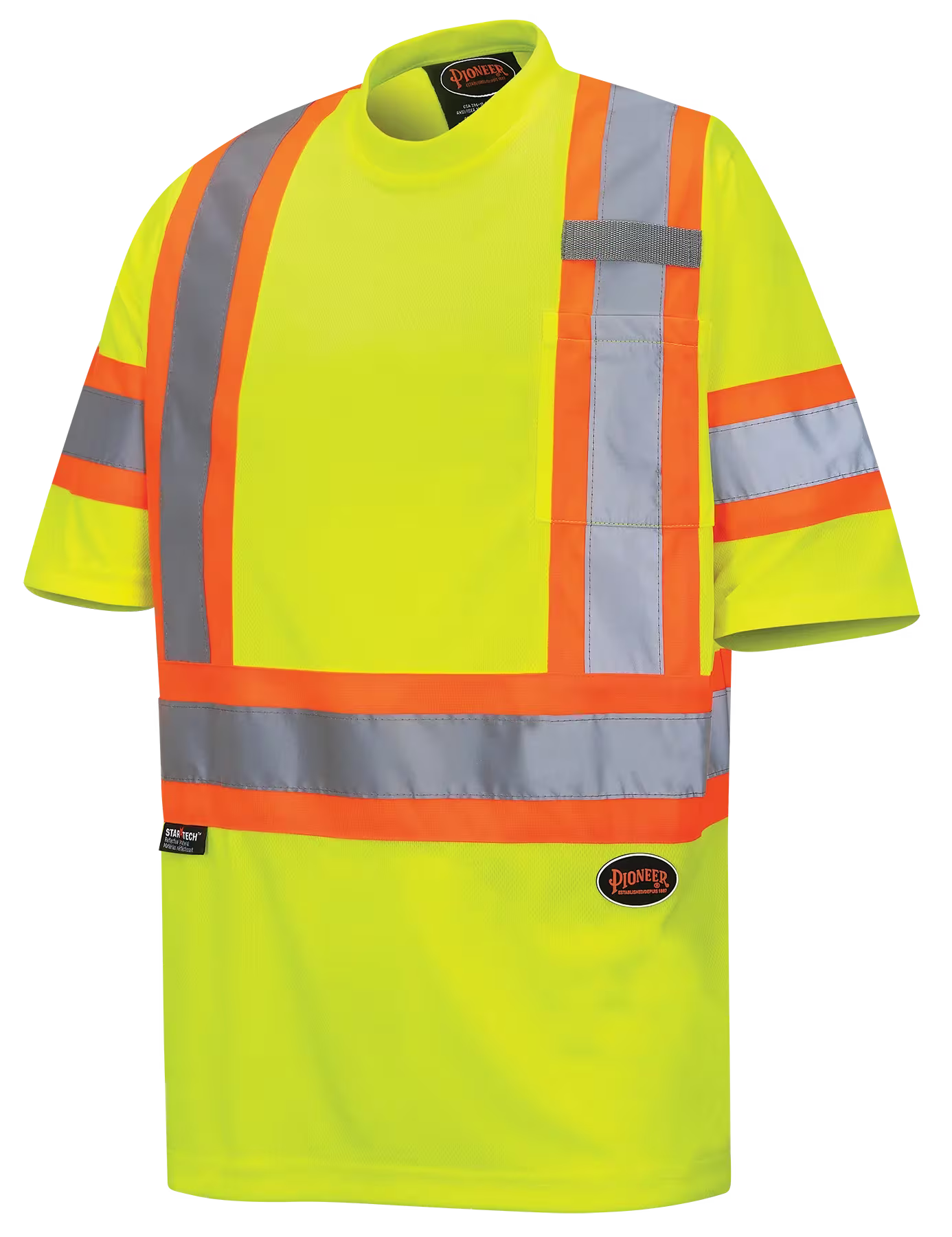Pioneer Birds eye Safety tape T-shirt