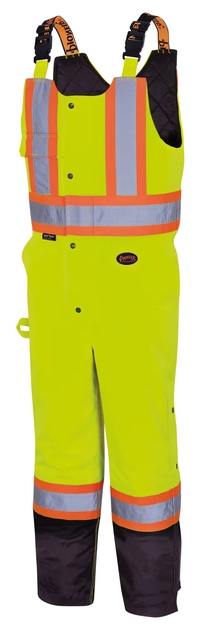 PIONEER Hi-Vis Quilted Safety Overalls– Hi-Vis Yellow/Green