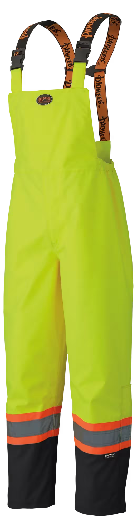 Pioneer Hi-Vis 300D Ripstop Waterproof Safety Bib Pants