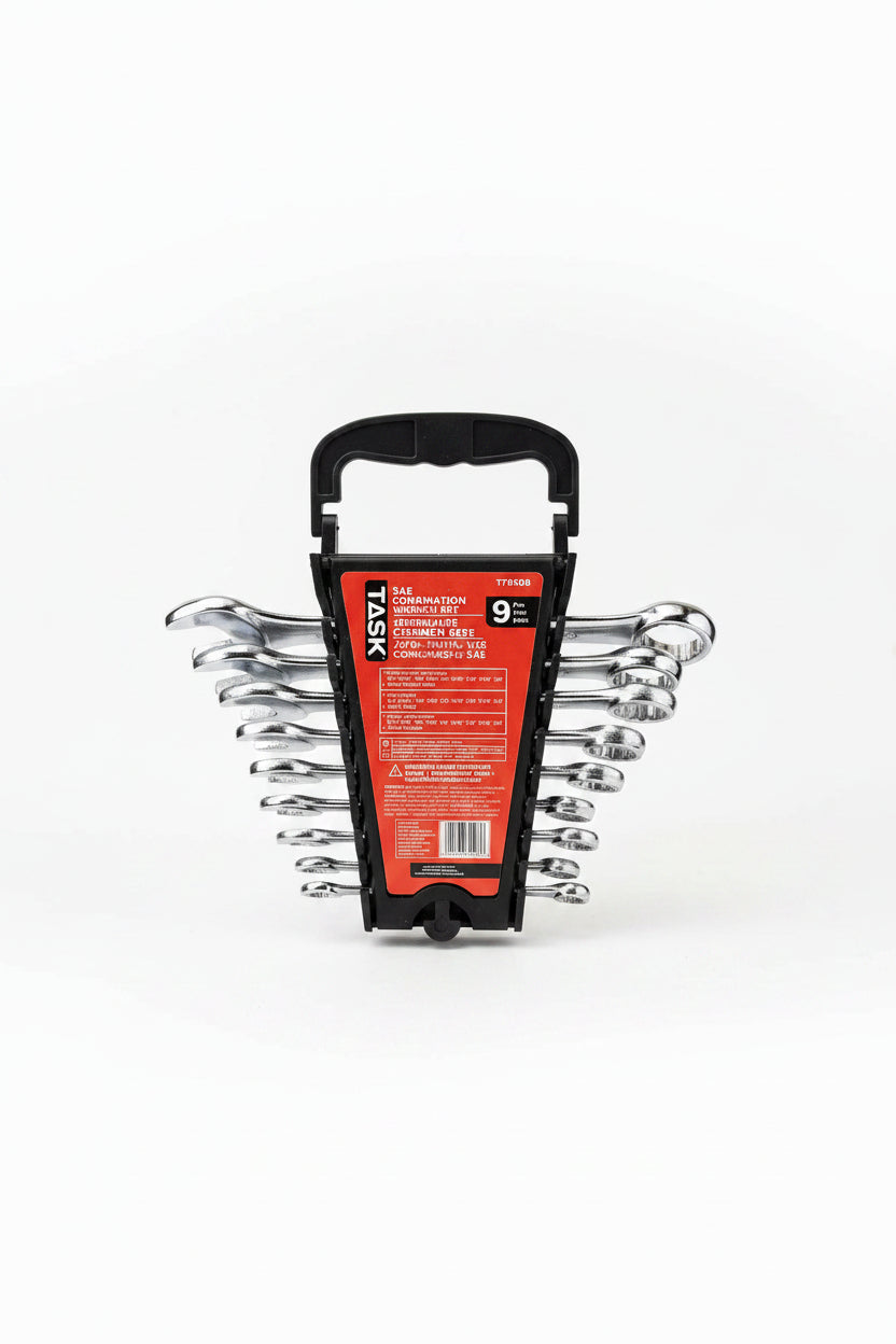 Task Tools 9-Piece Combination Wrench Set