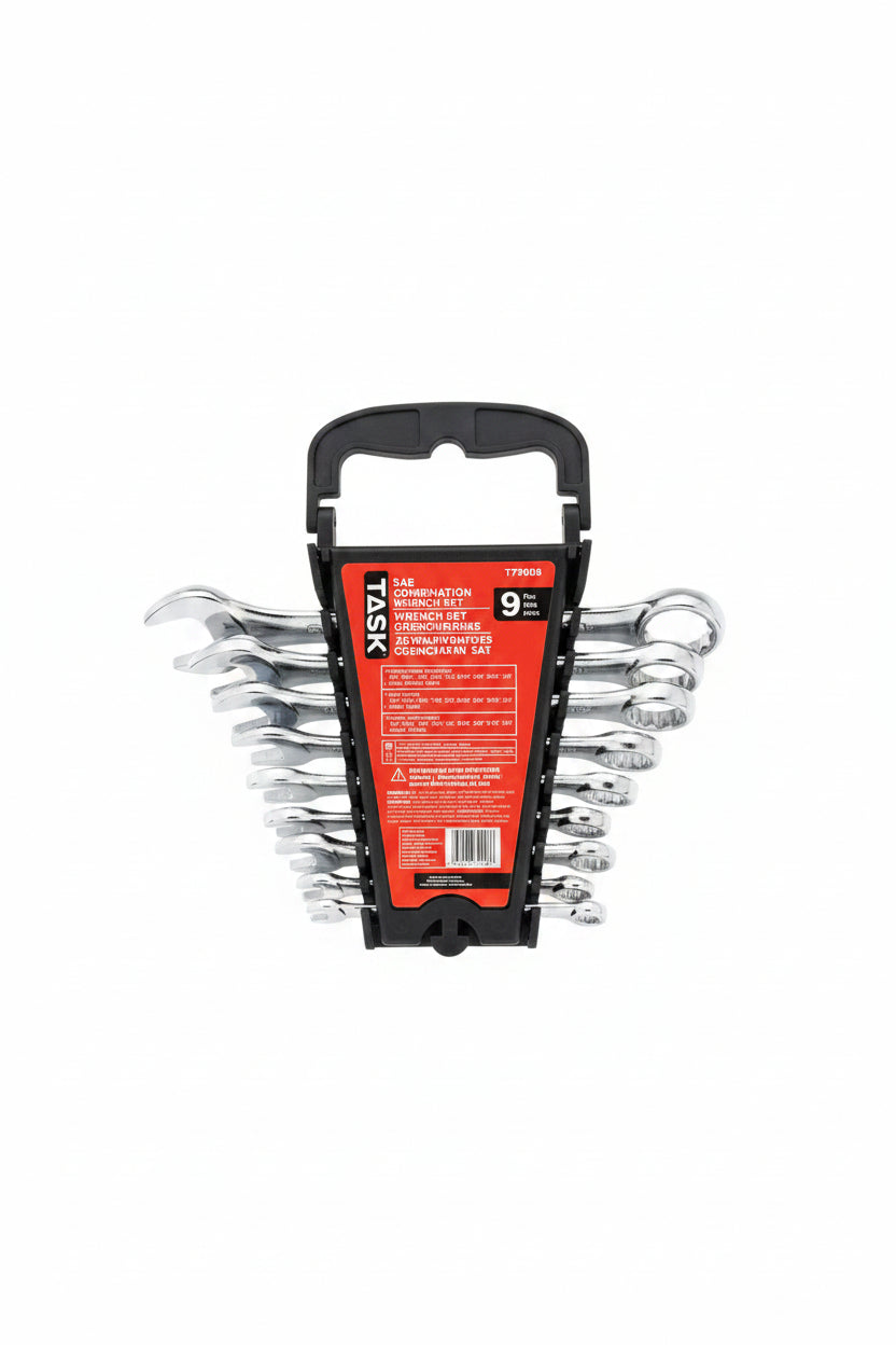 Task Tools 9-Piece Combination Wrench Set