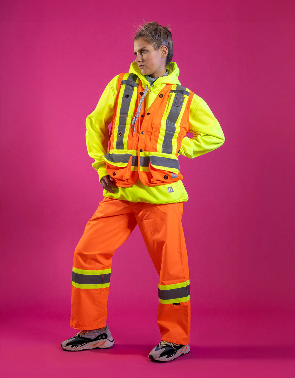 Forcefield Women's Hi Vis Safety Surveyor's Vest